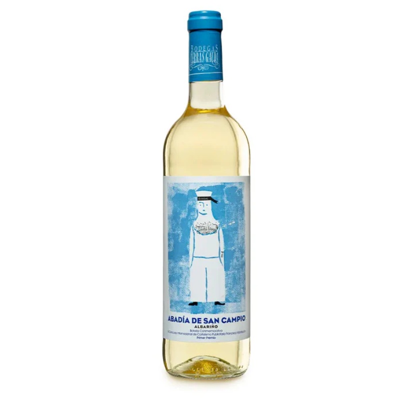 Vino albariño Abadia San campio D.O. Rias Baixas Vino albariño Abadia San campio D.O. Rias Baixas