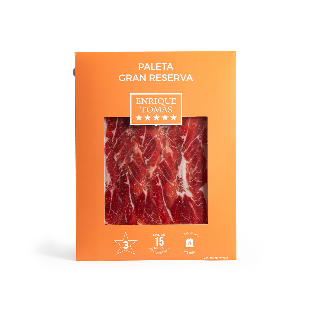 Sobre cartón seleccionado de paleta gran reserva 150g